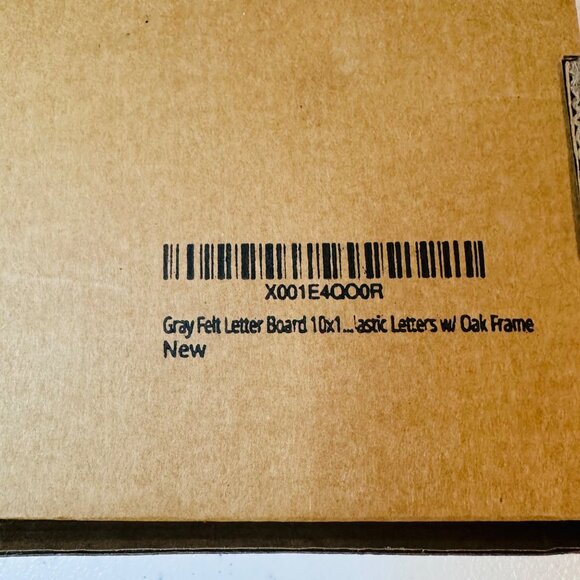 Gray Felt Letter Board Changeable Message Board Oak frame wall or tabletop - Picture 16 of 16